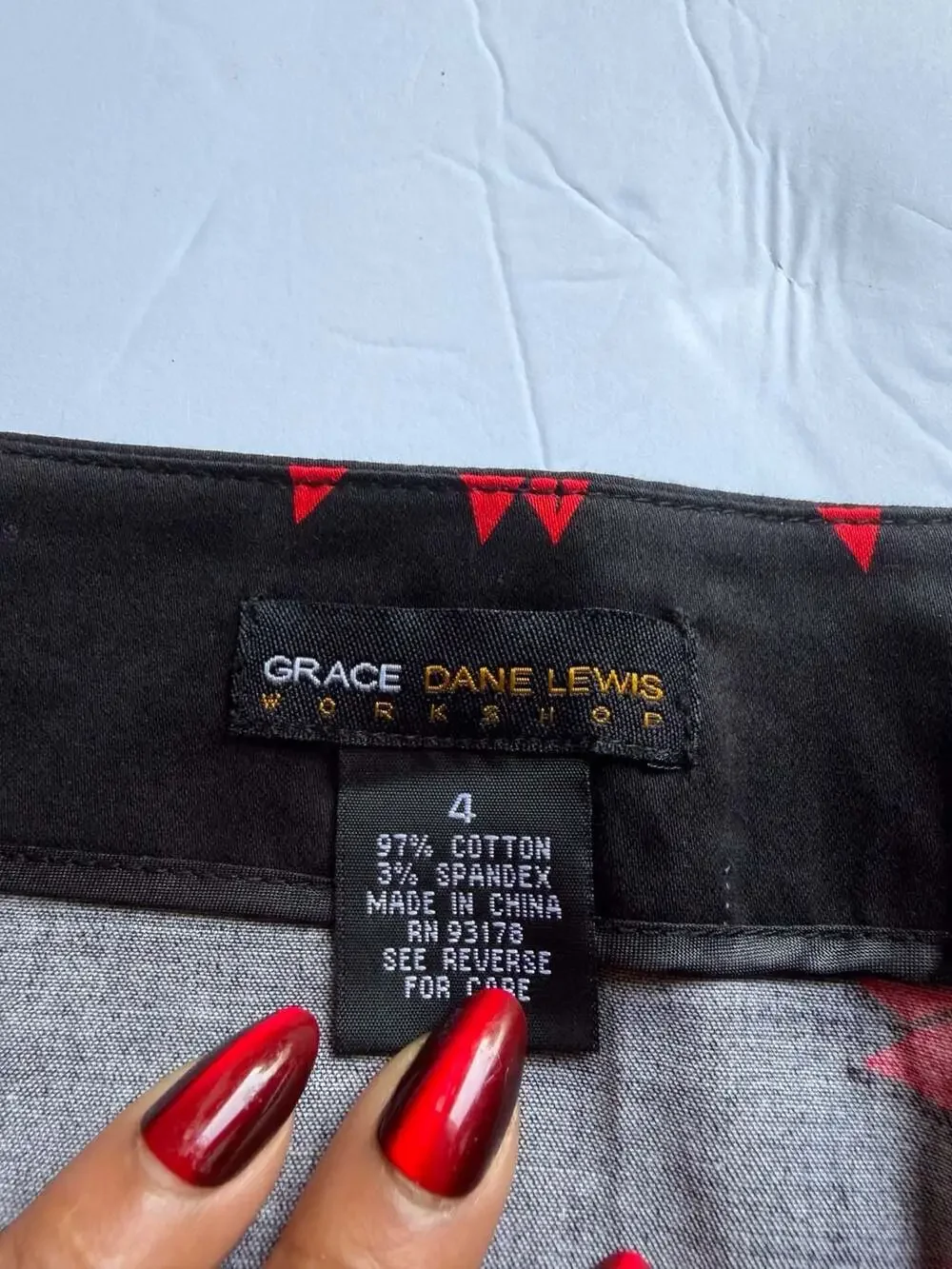 Grace Dane Lewis Workshop Black and Red Sunflower Print Midi Skirt